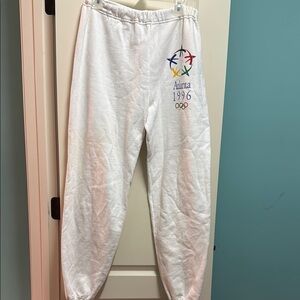 White 1996 Olympic Sweatpants